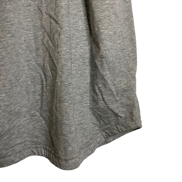 Adidas Heather Gray Tank Top Red Silver Stars Logo Black Red Cotton Medium M - Picture 8 of 15